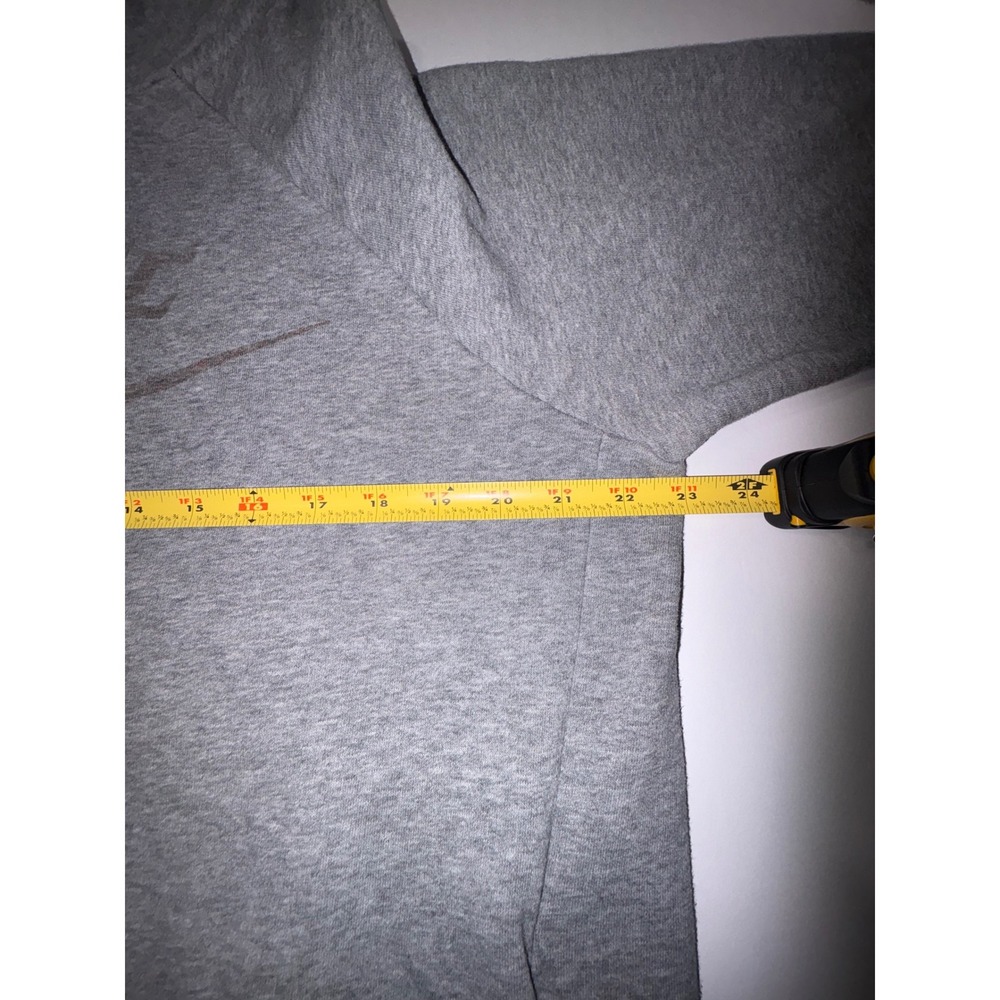 Nike Men Gray Pullover Hoodie Sweatshirt Long Sleeve Size L - Picture 9 of 14
